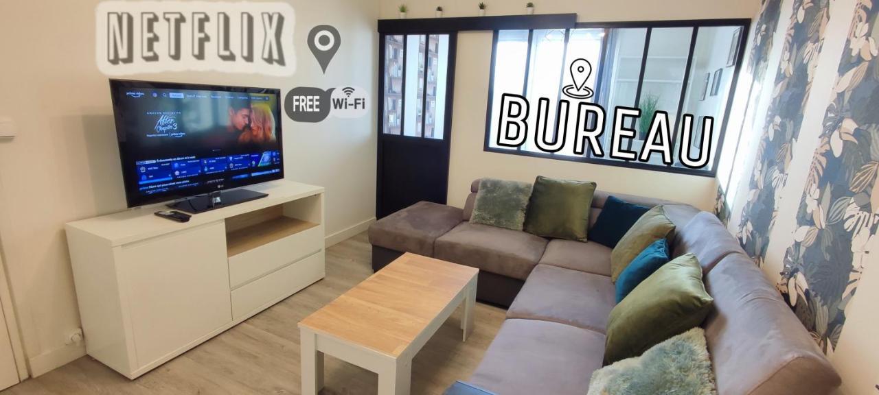 T4 Massy Tgv By Beds4Wanderlust - 80M2 Avec Terrasse Et Bureau - Proche Coulee Verte - Ideal Pro Ou Famille Kültér fotó